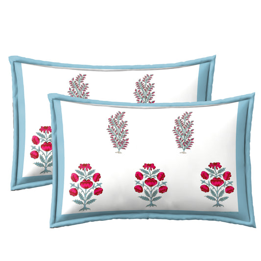 Blue Jaal Bedsheet