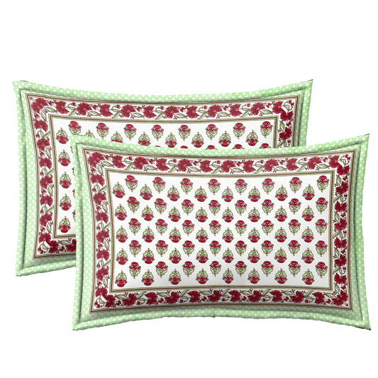 Maroon Floral Bedsheet