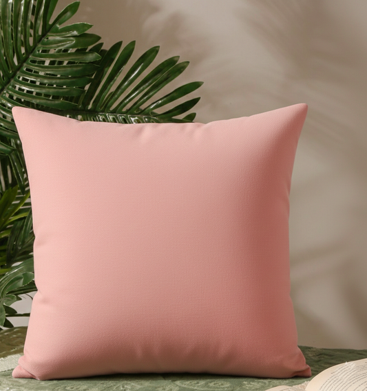 Peachy Pink Cushion Cover